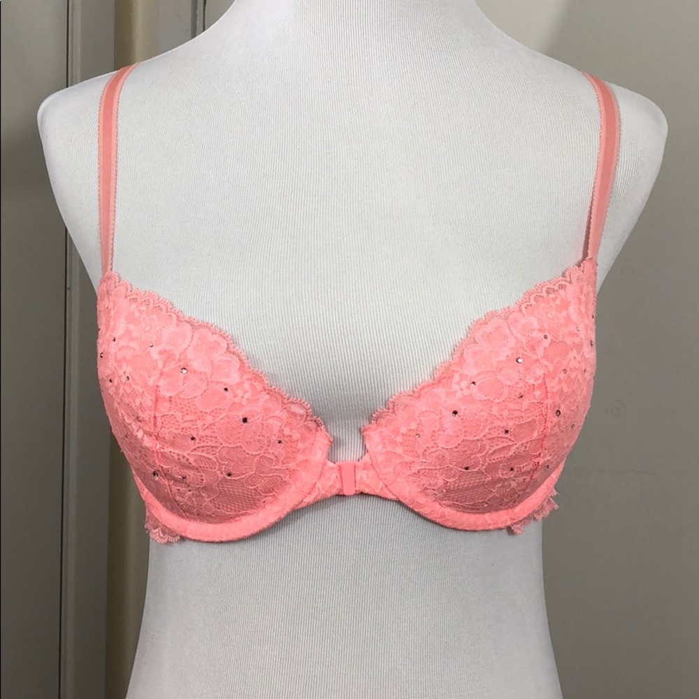 VS Dream Angels Racerback Demi Bra
